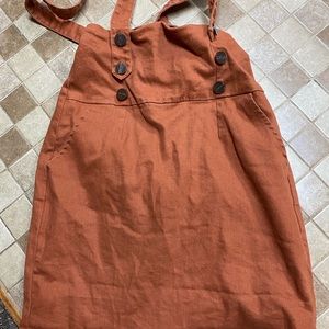 Allegra K Suspender Skirt